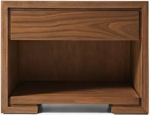 Table de chevet Joyeuse en noyer — tables de chevet