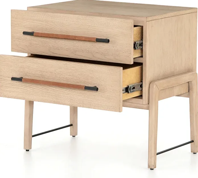 Table de chevet Lagrasse vintage, vue 2 sur 5
