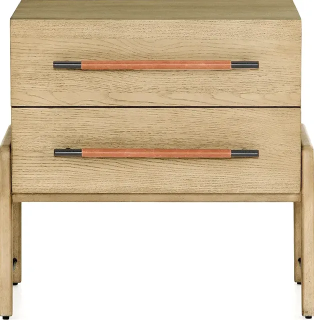 Table de chevet Lagrasse vintage, vue 4 sur 5