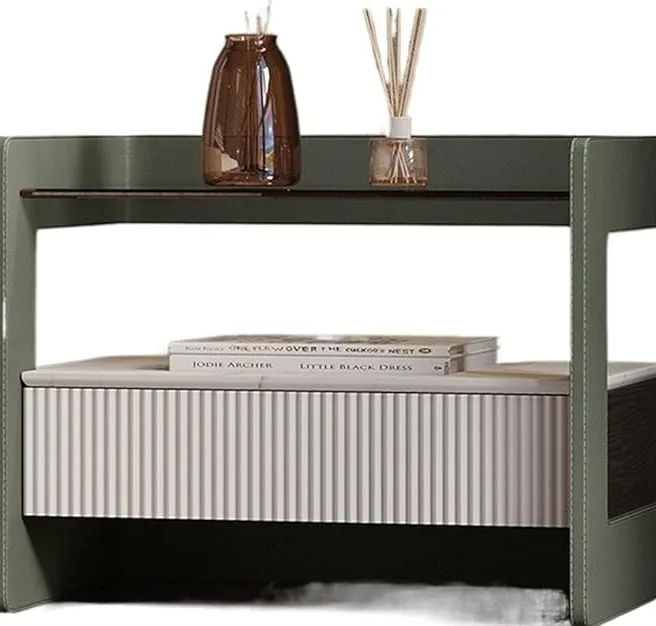 Table de chevet Laguiole en bois massif, vue 2 sur 4