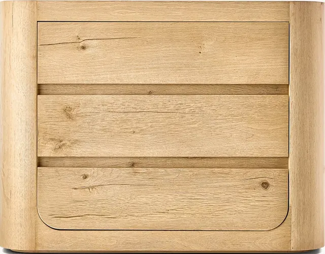 Table de chevet Lalinde 3 tiroirs vintage — tables de chevet