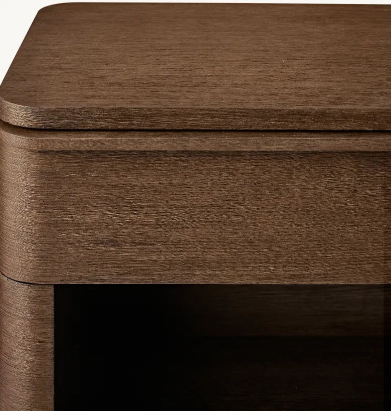 Table de chevet Lunel en chêne, vue 6 sur 6