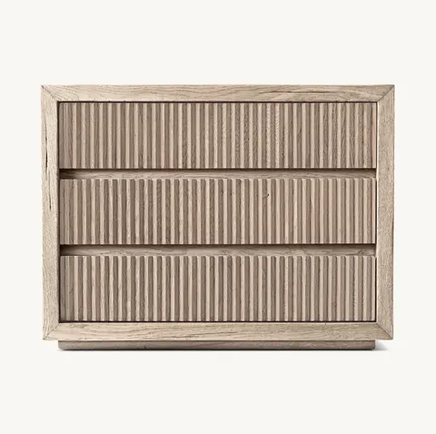 Table de chevet Millau en bois massif — tables de chevet