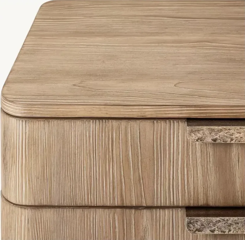 Table de chevet Navarrenx vintage, vue 5 sur 6