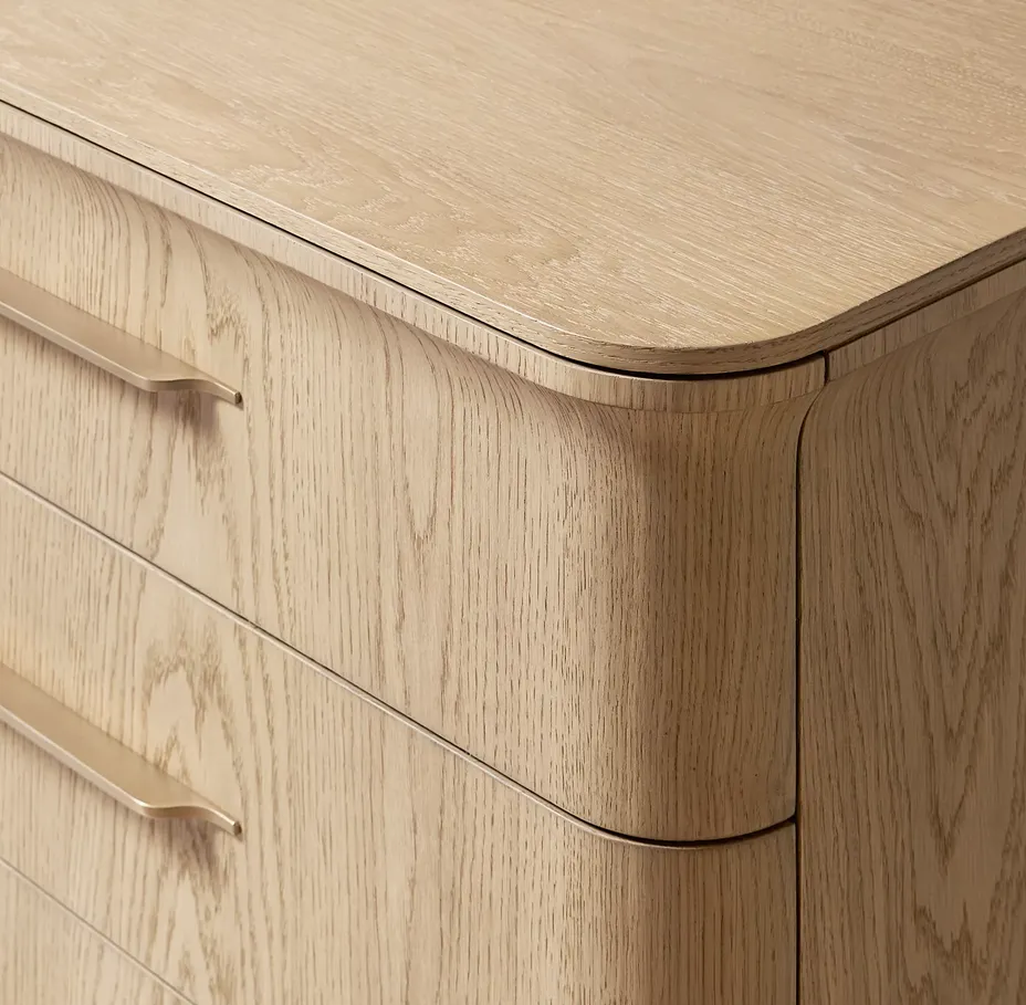 Table de chevet Orthez en chêne, vue 4 sur 6