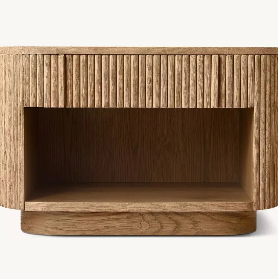 Table de chevet Pauillac en chêne, vue 2 sur 6