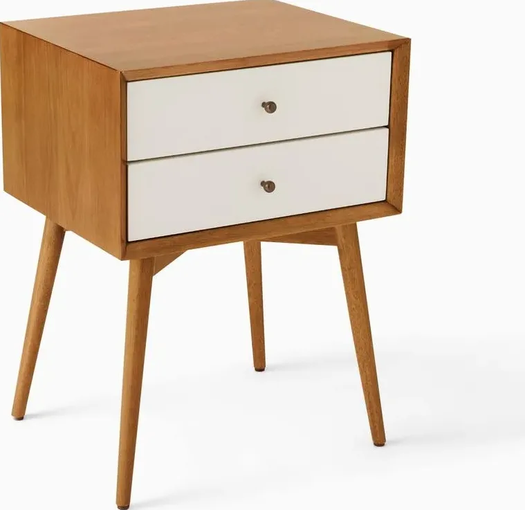 Table de chevet Pontarlier mid-century, vue 4 sur 6