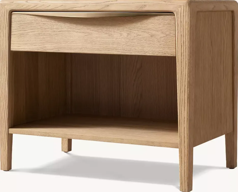 Table de chevet Riez en chêne, vue 2 sur 5