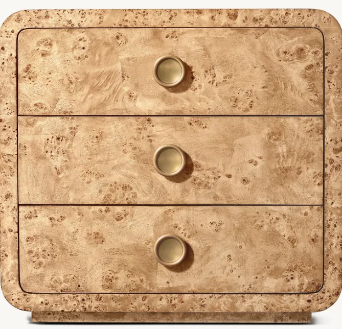 Table de chevet Roquefort en chêne, vue 2 sur 6