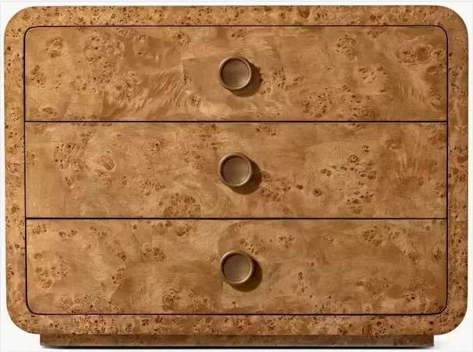Table de chevet Roquefort en chêne, vue 6 sur 6