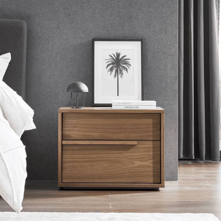Table de chevet Ruoms en bois massif, collection tables de chevet ELWOOD HOME