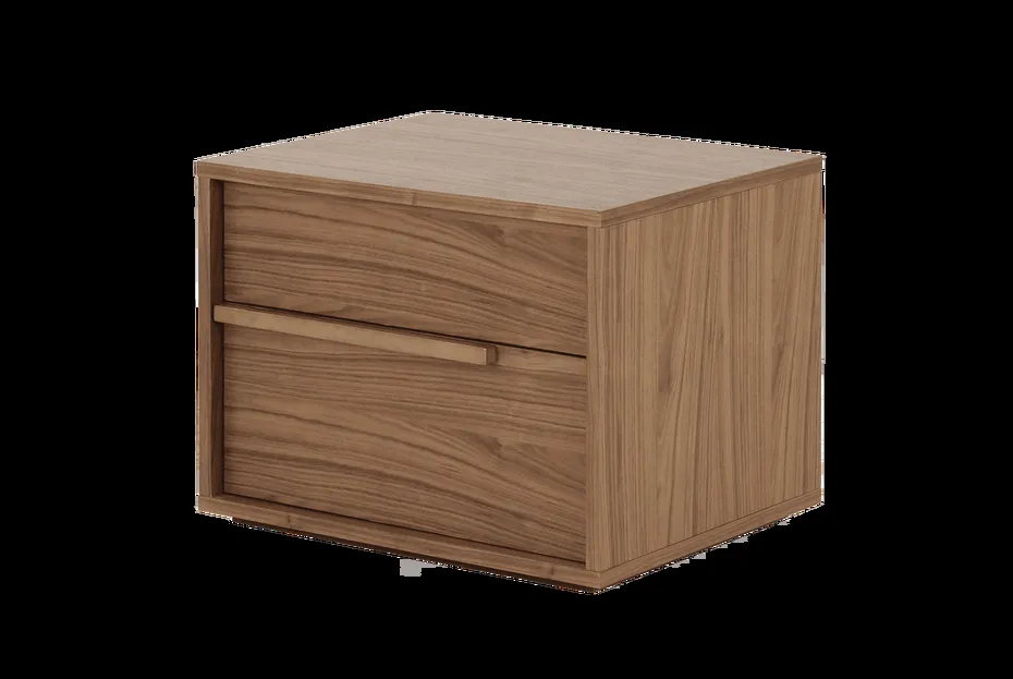 Table de chevet Ruoms en bois massif, vue 3 sur 6