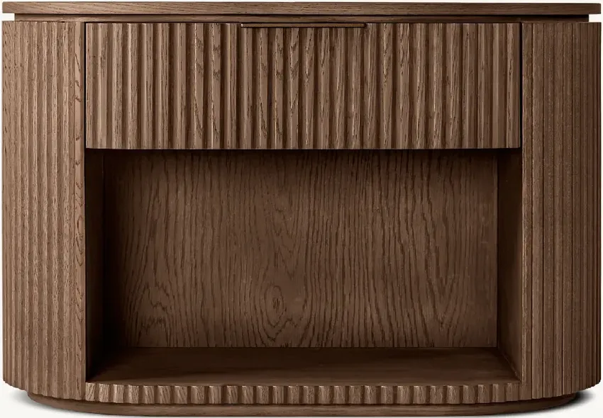 Table de chevet Salins en chêne noir, vue 6 sur 6