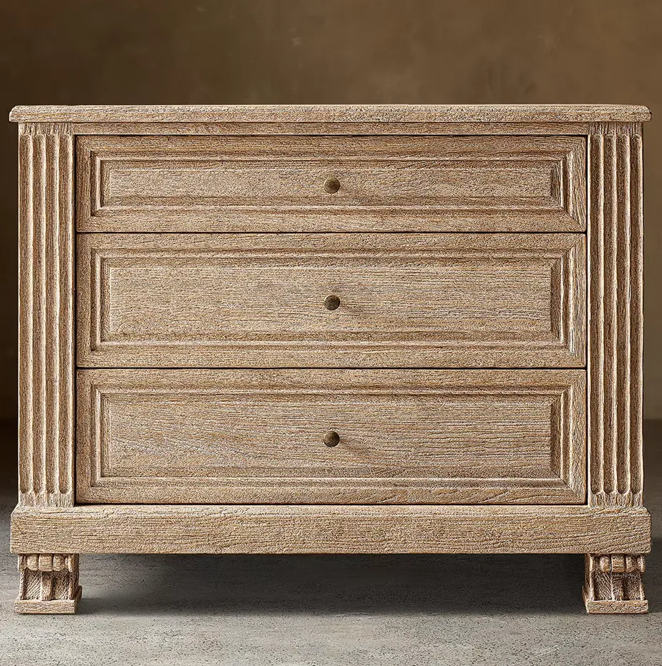 Table de chevet Saorge en chêne, collection tables de chevet ELWOOD HOME
