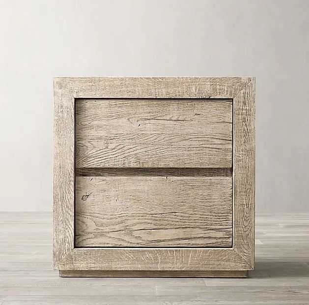 Table de chevet Sauveterre en chêne, vue 3 sur 4