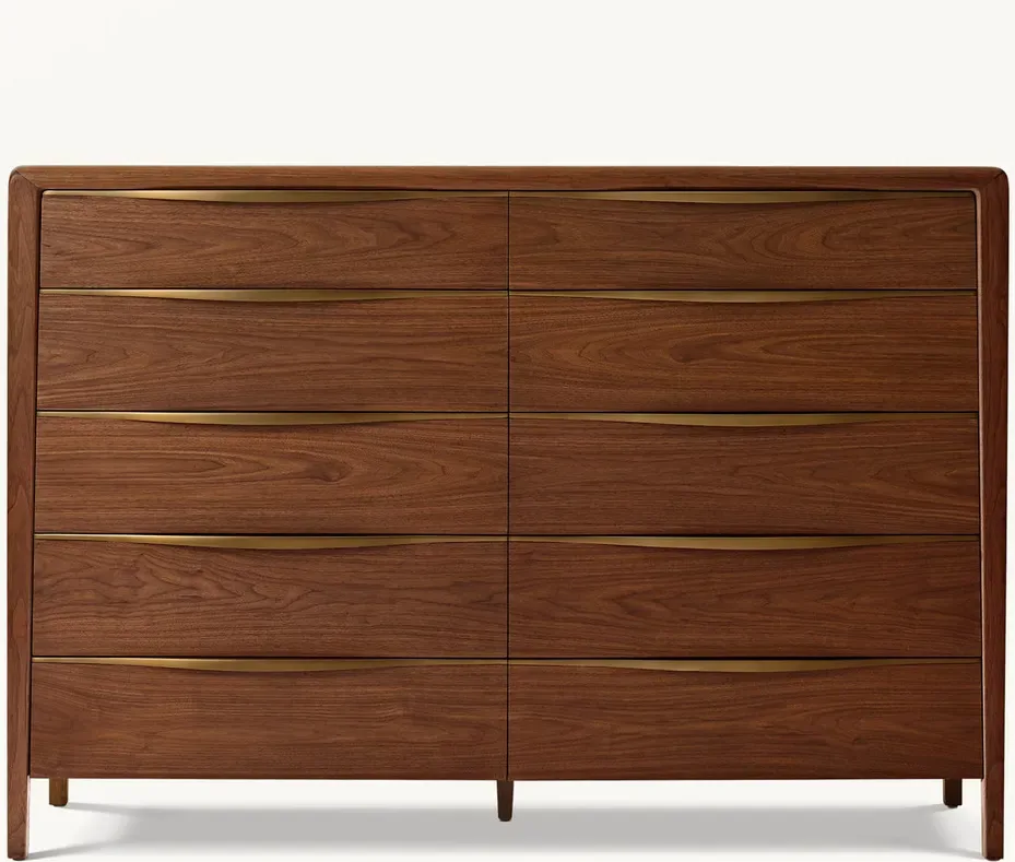Table de chevet Semur en bois massif, vue 2 sur 6
