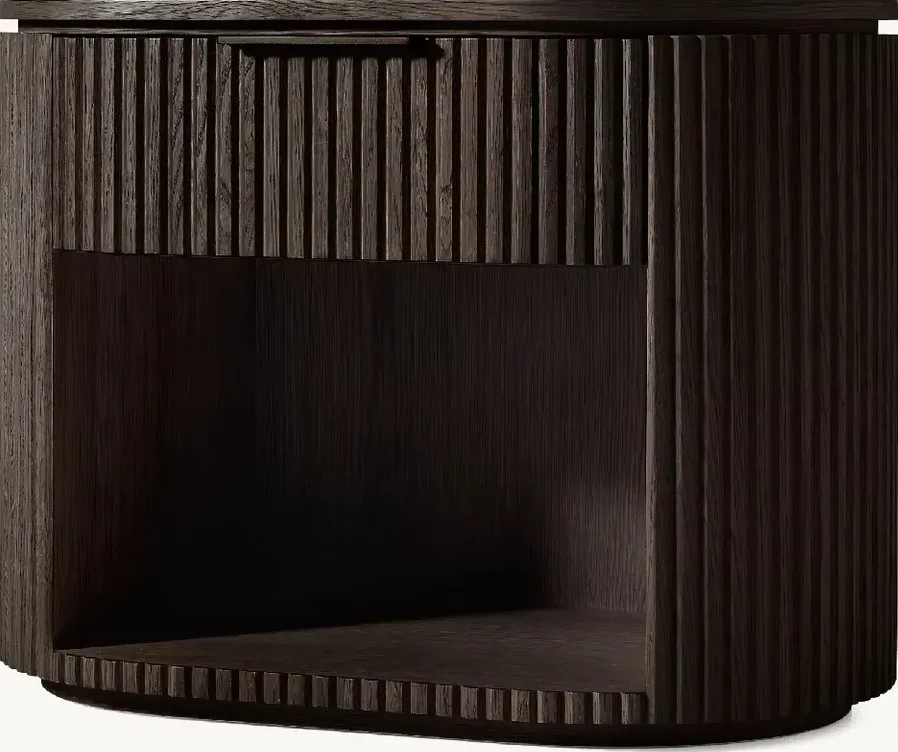 Table de chevet Soulac en chêne noir, vue 6 sur 6