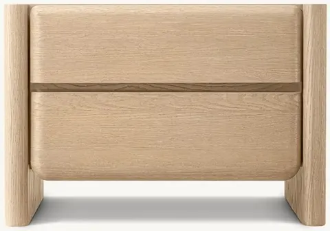 Table de chevet Vézelay en bois massif — tables de chevet