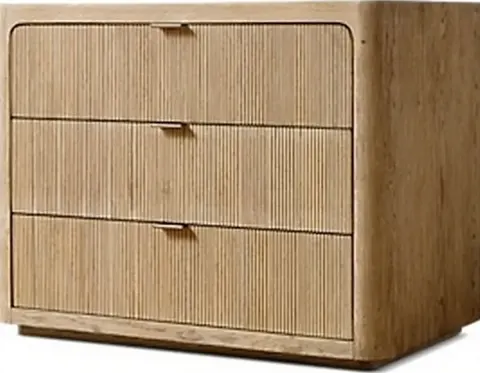 Table de chevet Vogüé en placage de chêne — tables de chevet