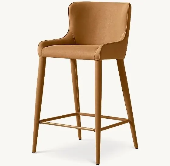 Tabouret Anduze en cuir — chaises