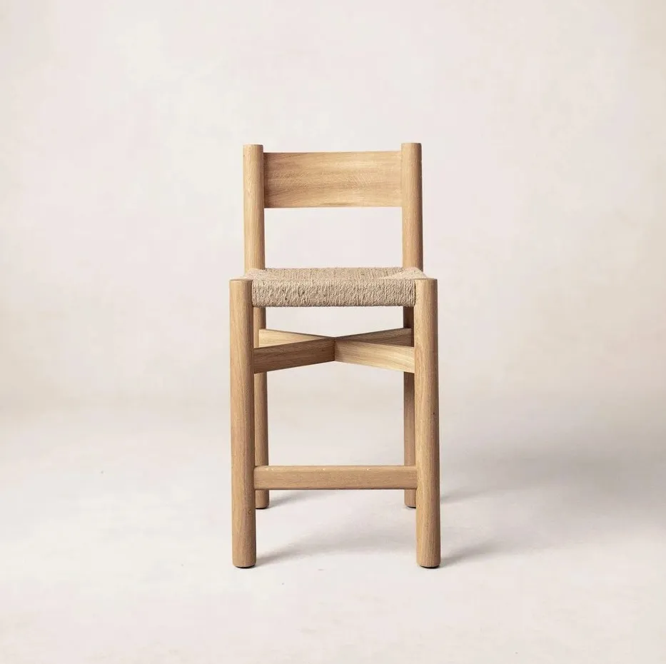 Tabouret Crest minimaliste, collection chaises ELWOOD HOME