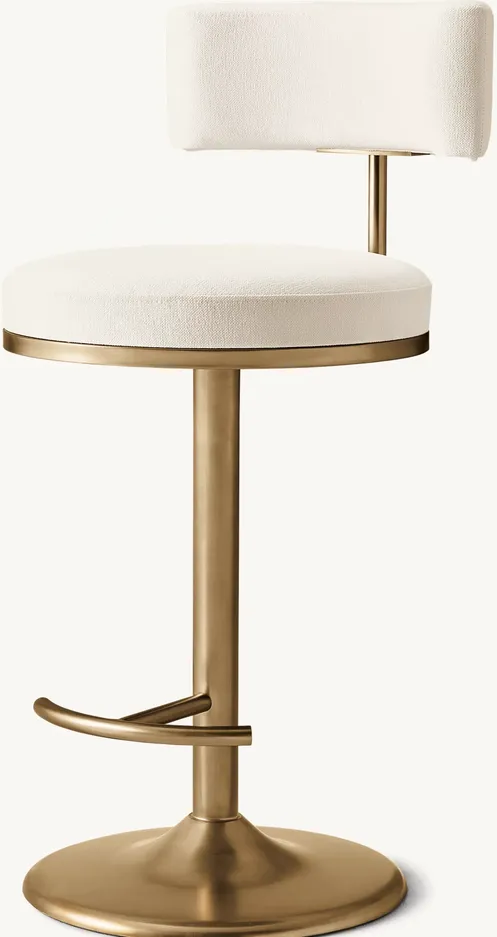 Tabouret de bar Arles en tissu, vue 2 sur 6