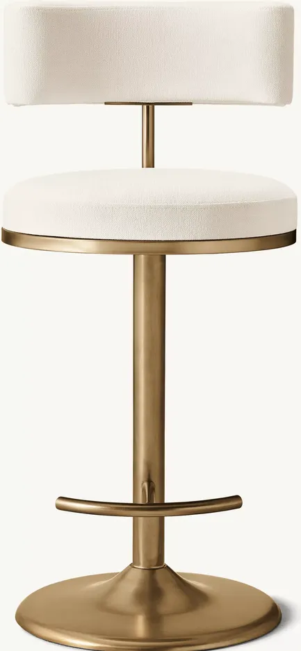 Tabouret de bar Arles en tissu, vue 3 sur 6