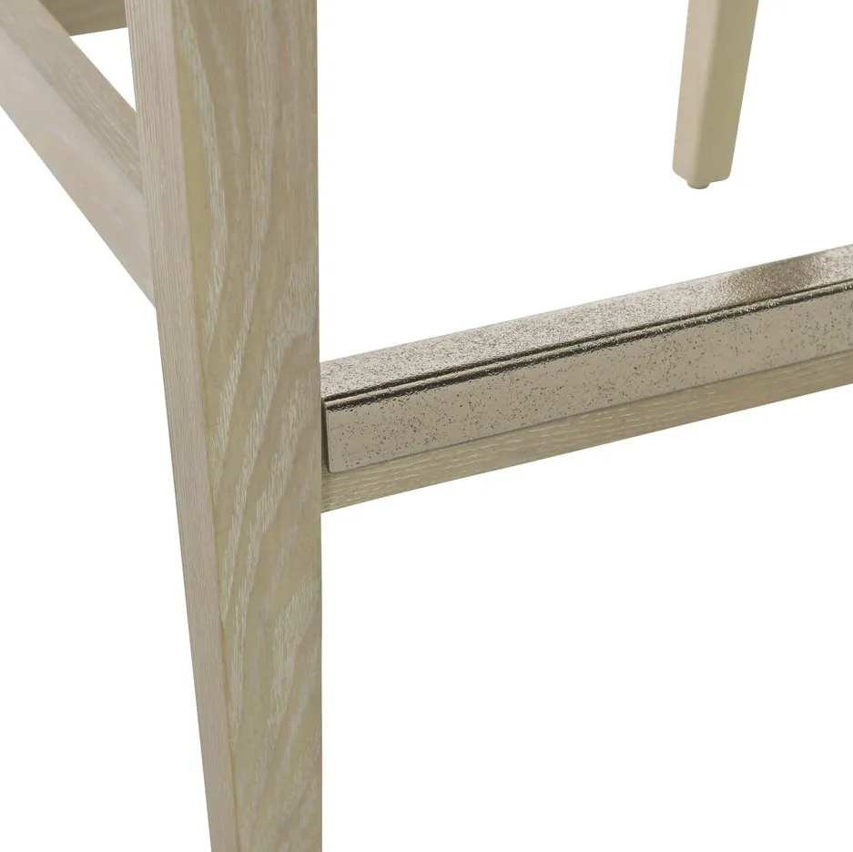 Tabouret de bar Fayence en bois massif, vue 5 sur 5