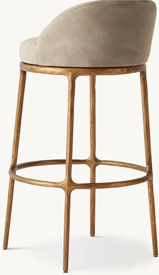 Tabouret de bar Hendaye classique, vue 3 sur 4