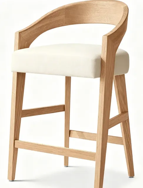 Tabouret de bar Lacoste en tissu — chaises