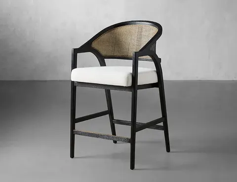 Tabouret de bar Souillac en rotin — chaises