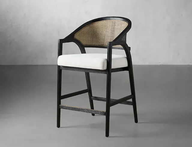 Tabouret de bar Souillac en rotin — chaises