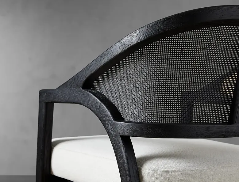 Tabouret de bar Souillac en rotin, vue 4 sur 6