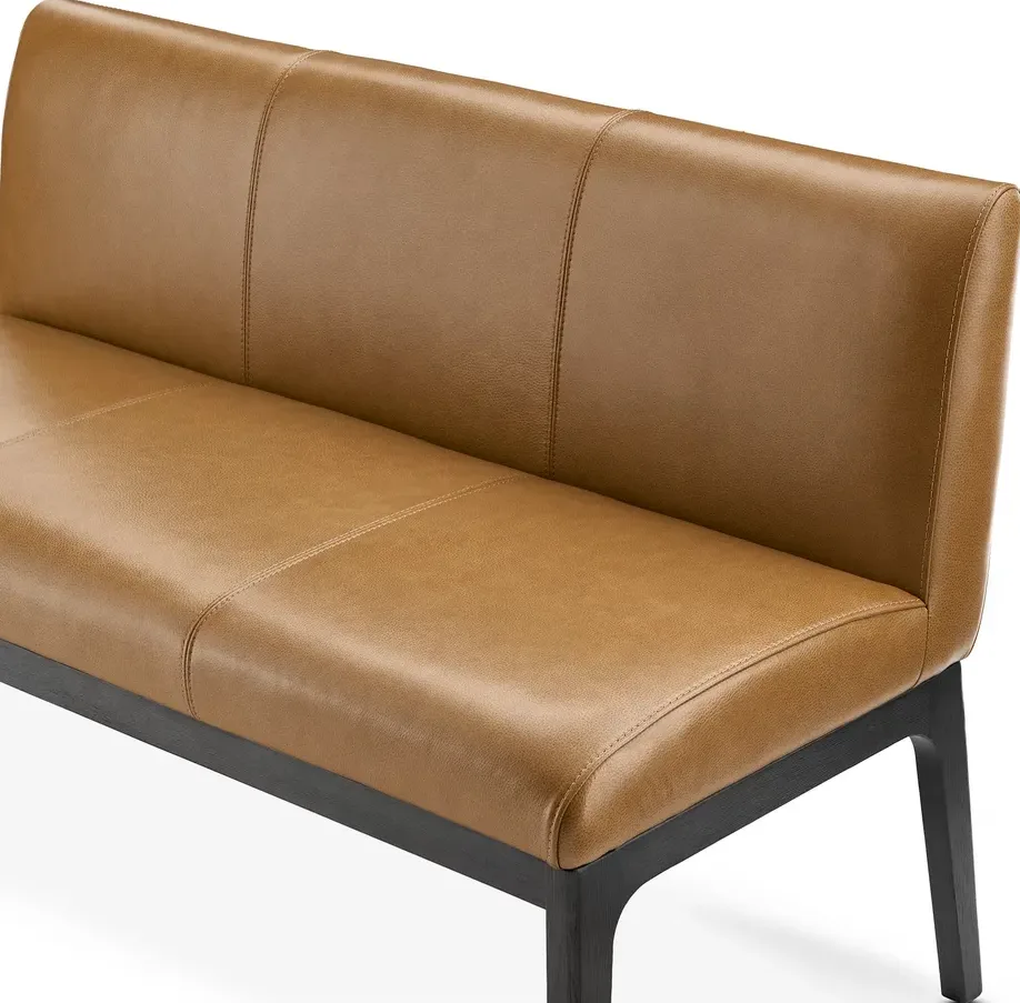 Tabouret Espelette en cuir, vue 2 sur 5
