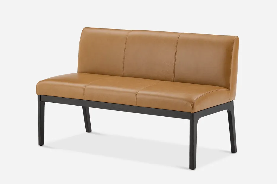 Tabouret Espelette en cuir, vue 4 sur 5