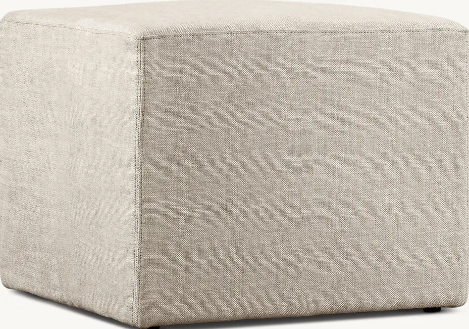 Tabouret Lussan en tissu bouclé, vue 5 sur 6