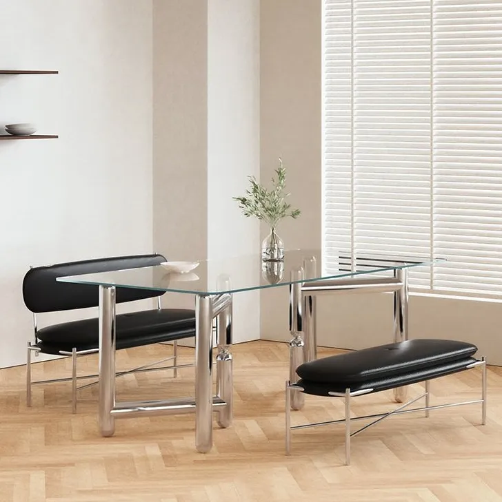 Tabouret Pontarlier en cuir, collection chaises ELWOOD HOME