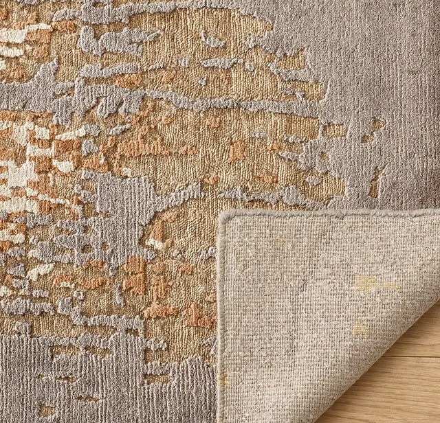 Tapis de maison décoratif à poils élevés de luxe tissé à la main personnalisé — tapis