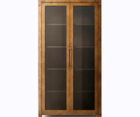 Vitrine Anduze en bois massif — meubles de rangement