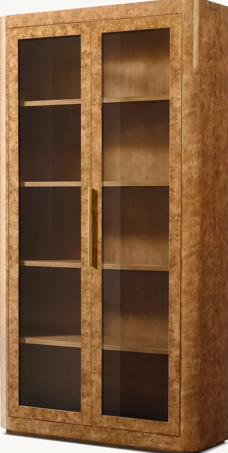 Vitrine Anduze en bois massif, vue 3 sur 4